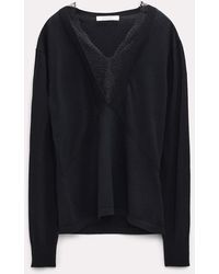 Dorothee Schumacher - Sweater With Lace Details - Lyst