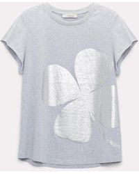 Dorothee Schumacher - T-Shirt mit metallischem Print - Lyst