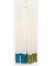 Dorothee Schumacher - Xl Scarf With Two-tone Fringe - Lyst