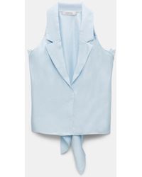 Dorothee Schumacher - Silk Twill Vest-style Top With Lace Details - Lyst