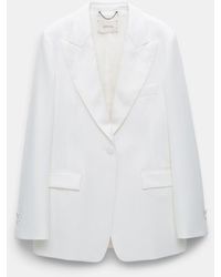 Dorothee Schumacher - Tuxedo-style Blazer With A Satin Lapel - Lyst