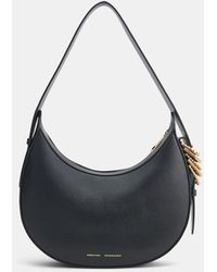 Dorothee Schumacher - Half Moon Bag In Soft Calf Leather With D-ring Hardware - Lyst