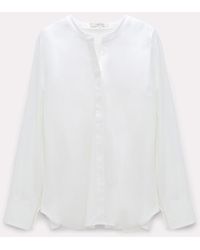 Dorothee Schumacher - Poplin Blouse With A Deep Knotted Back Neckline - Lyst