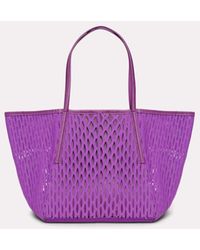 Dorothee Schumacher - Open Mesh Tote With Leather Trim - Lyst