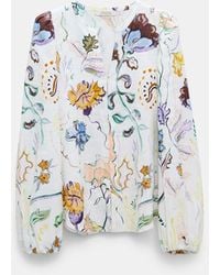 Dorothee Schumacher - Bluse aus Leinen mit Signature-Print - Lyst