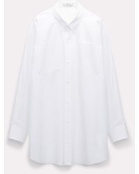 Dorothee Schumacher - Oversized Cotton-poplin Shirt With Pockets - Lyst