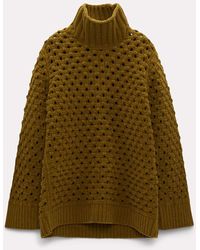 Dorothee Schumacher - Turtleneck Pullover With Pointelle Patterning - Lyst