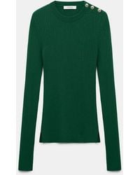 Dorothee Schumacher - Wool-Silk Blend Ribbed Pullover - Lyst