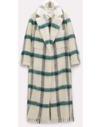 Dorothee Schumacher - Plaid Coat With Fringes - Lyst