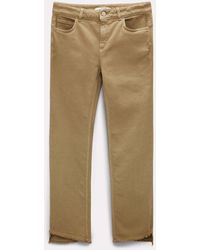 Dorothee Schumacher - Flared Ankle Jeans With Cutoff Hem - Lyst