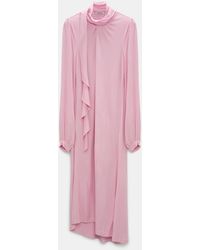 Dorothee Schumacher - Kleid aus fließendem Crêpe-Jersey mit Volant - Lyst