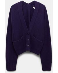 Dorothee Schumacher - Wool-cashmere V-neck Cardigan With Pockets - Lyst