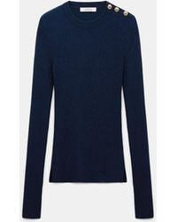 Dorothee Schumacher - Wool-Silk Blend Ribbed Pullover - Lyst