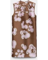 Dorothee Schumacher - Von Hand besticktes Shiftkleid aus bedrucktem Duchesse-Twill - Lyst