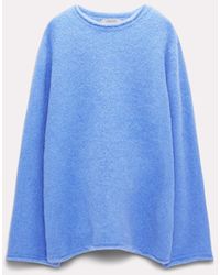 Dorothee Schumacher - Alpaca Mix Knit Pullover With Rolled Seams - Lyst