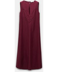 Dorothee Schumacher - Western-inspired Mid-length Dress In Technical Linen - Lyst