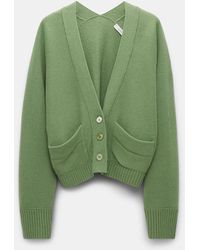 Dorothee Schumacher - Wool-cashmere V-neck Cardigan With Pockets - Lyst