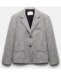 Dorothee Schumacher - Cropped Blazer With 3/4 Sleeves And Western-style Pockets - Lyst