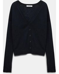 Dorothee Schumacher - Wool-cashmere Cardigan With Tapered Hem - Lyst