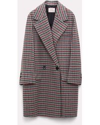 Dorothee Schumacher - Coat With A Houndstooth Pattern - Lyst