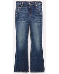 Dorothee Schumacher - Cropped Flared Jeans With Western Details - Lyst