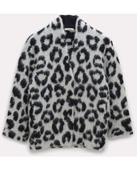 Dorothee Schumacher - Cardigan With A Leopard Print Pattern - Lyst