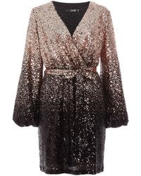 quiz white sequin dress