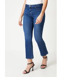 Dorothy Perkins - Petite Comfort Stretch Bootcut Jeans - Lyst