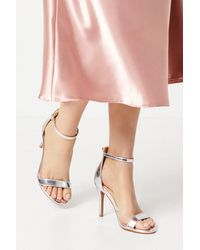 Dorothy Perkins - Wide Fit Tyla High Stiletto Barely There Heeled Sandals - Lyst