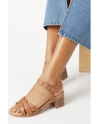 Dorothy Perkins - Good For The Sole: Extra Wide Fit Elma Comfort Heeled Sandals - Lyst