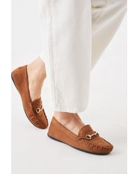 Dorothy Perkins - Good For The Sole: Nina Wide Fit Comfort Snaffle Detail Loafers - Lyst