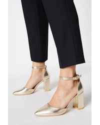 Dorothy Perkins - Principles: Celina Mid Heel Two Part Court Shoes - Lyst