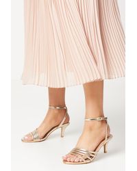 Dorothy Perkins - Good For The Sole: Wide Sana Strappy Heeled Sandals - Lyst