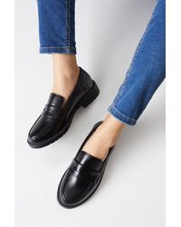 Dorothy Perkins - Luca Shimmer Chunky Penny Loafer - Lyst