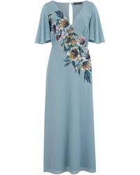 little mistress foil print mini dress with pleated skirt in black multi