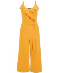 quiz yellow jumpsuit