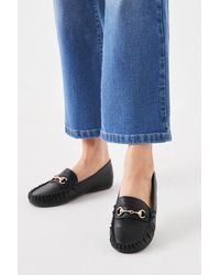 Dorothy Perkins - Good For The Sole: Nina Wide Fit Comfort Snaffle Detail Loafers - Lyst