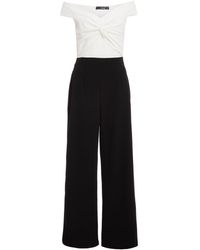 quiz navy palazzo jumpsuit