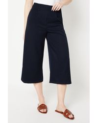 Dorothy Perkins - Button Front Culotte Trouser - Lyst