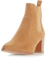 Biker Boots Wide Tan Lyst In Dorothy Wagon Fit Perkins Brown PkiZXOu