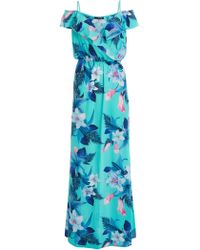 quiz printed maxi dress