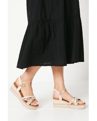 Dorothy Perkins - Good For The Sole: Wide Fit Amber Comfort Wedges - Lyst