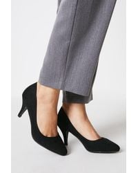 Dorothy Perkins - Cora Pointed Mid Heel Stiletto Court Shoes - Lyst