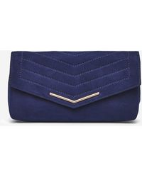 dorothy perkins blue clutch bag