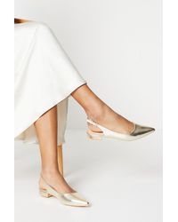 Dorothy Perkins - Pippin Pointed Slingback Ballet Pumps - Lyst