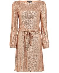 dorothy perkins metallic dress