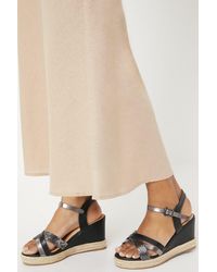 Dorothy Perkins - Good For The Sole: Extra Wide Fit Amber Wedges - Lyst