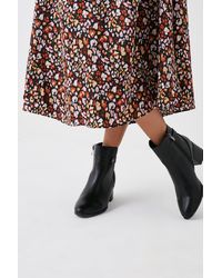 Dorothy Perkins - Principles: Ohio Chelsea Medium Block Heel Ankle Boots - Lyst