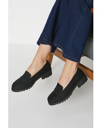Dorothy Perkins - Wide Fit Leoni Chunky Loafer - Lyst