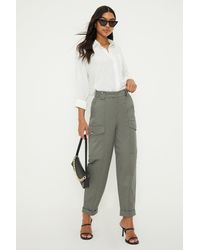 Dorothy Perkins - Cargo Pocket Tailored Trousers - Lyst